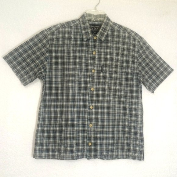 Abercrombie & Fitch Other - Vintage Abercrombie and Fitch Muscle Button Down Plaid Short Sleeve Shirt